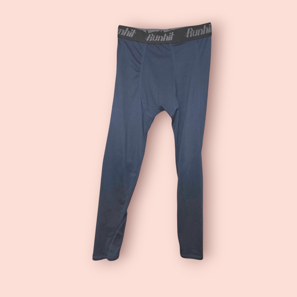 ^ Runhil Blue Compression Leggings